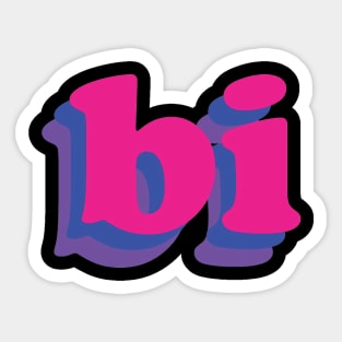 bisexual pride ! Sticker